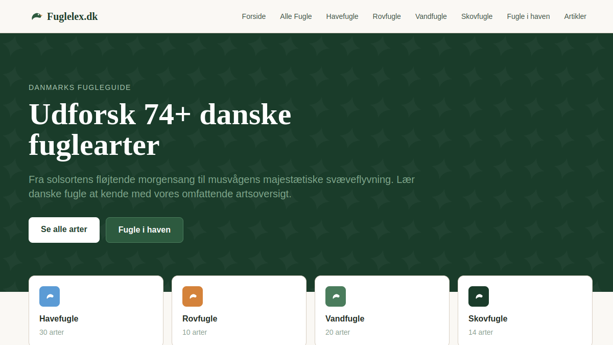 Screenshot af Fuglelex